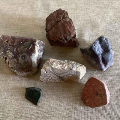 Brown Ankara Agate, Mexican Crazy Lace Agate, Purple Flotite And More)
