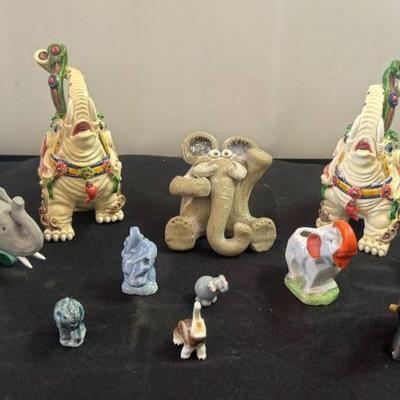 Elephant Figurine Collection
