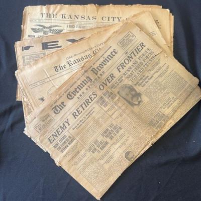 Antique Newspapers 1915’s-1930’s (5)
