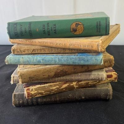 Antique School Books (From The 19th Century)
