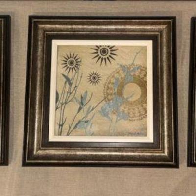 Botanical Silhouettes By Michael Marlon (3pc Decor)
