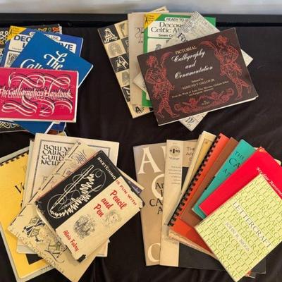 Mega Lot Of Calligraphy Books And More
