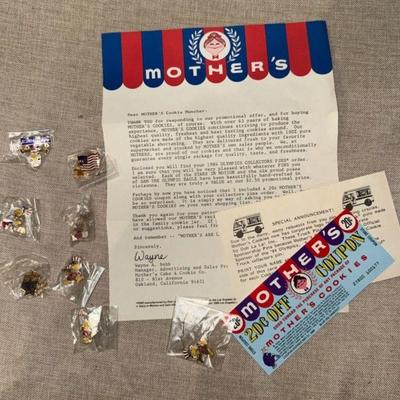 Vintage '84 Olympics Mother's Collector Pins