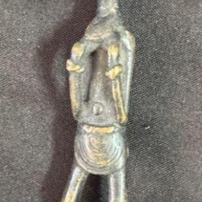 Bronze Figurine from the Dogon Ethnic Group in Mali, West Africa
