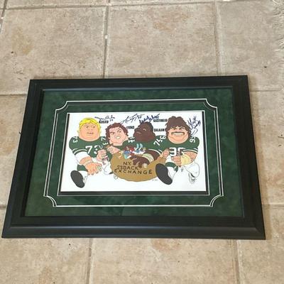 New York Jets "The NY Sack Exchange" | New York Jets (NFL football team) "The New York Sack Exchange" caricature art,...