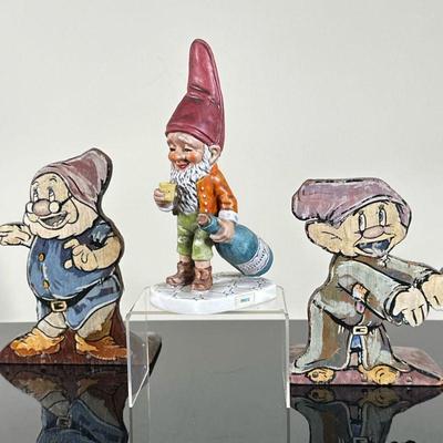 Goebel Hummel - "Fritz" & Bookends | Vintage (1970-1979) West Germany (Goebel) Hummel, called "Fritz the Happy...