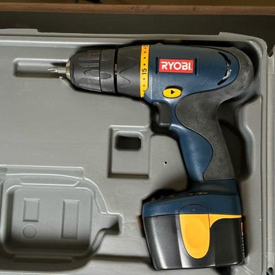 Ryobi Cordless Drill | Ryobi cordless drill in original case.