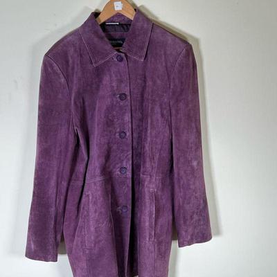 Women's Bernardo Suede Jacket - Pink/Purple | Women's "Bernardo Collection" suede pink/purple jacket. Size...