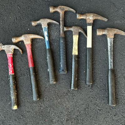 (7pc) Collection of Hammers | Collection of hammers/tools.