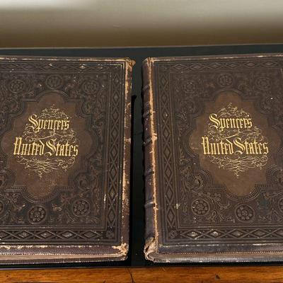 Leather Books - "History of the United States" | Leather-bound history books titled, "History of the United States: From...