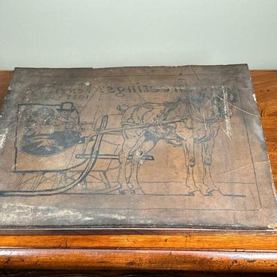 Edward Penfield (American, 1866-1925) Printing Block | American illustrator, vintage (1922) Harper's Bazaar artist Edward...