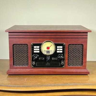 Victrola Music Center with Bluetooth | Modern (2021) Victrola nostalgia "Music Center with Bluetooth" 6-in-1 player, including...