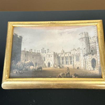 After F. W. Hulme (British, 1816-1844) Sketch | After F. W. Hulme's sketch of "Berkley Castle, Gloucestershire,"...