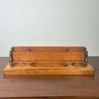 Men's Valet/Caddy For Dresser | Vintage (1950s) hard maple wood men's valet/caddy for organizing jewelry and other items on top...