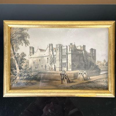 After G. F. Sargent's (British, 1811-1864) Sketch | After G. F. Sargent's sketch of "Hever Castle, Kent" (Birthplace...