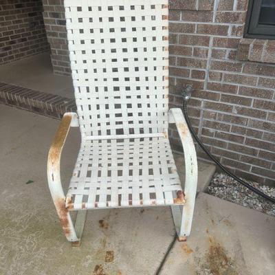 Webbed chair