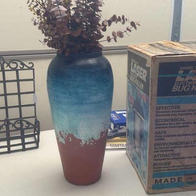 Blue vase