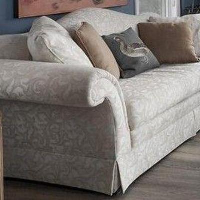 Camel back sofa