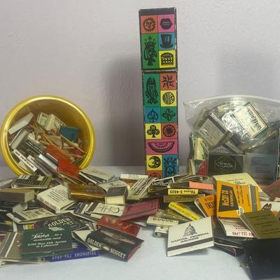 Vintage Fireplace Matches & Matches Galore