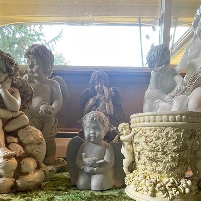 Vintage Angelic Yard Art