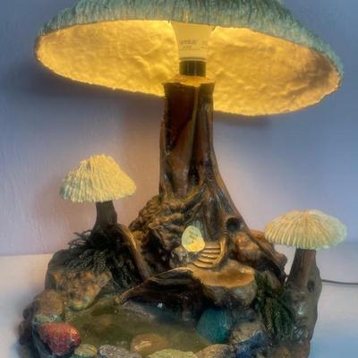 Vintage Magic Mushroom Lamp