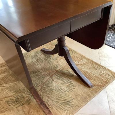 Matching double drop leaf table