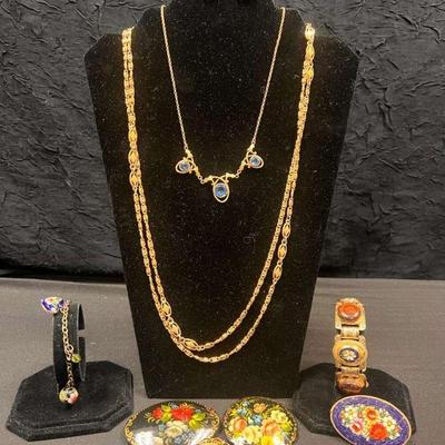 Ct979v vintage micro mosaic broach and more