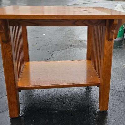 Ct792 craftsman style end table
