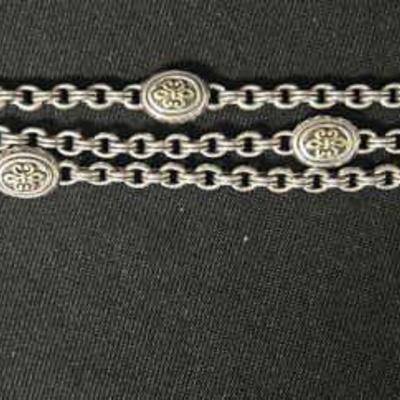 Ct934v scott kay 925 750 bracelet with 14k charm