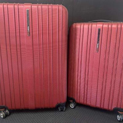 Ct839 travelers s choice two piece luggage set