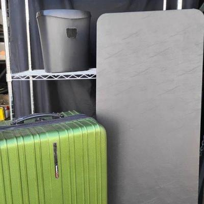 Ct945 green medium size suitcase metal rack paper shredder