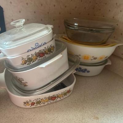 Pyrex and Corning 