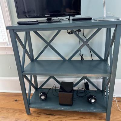 Bookcase measures 33” wide x 13.5” deep x 36” tall