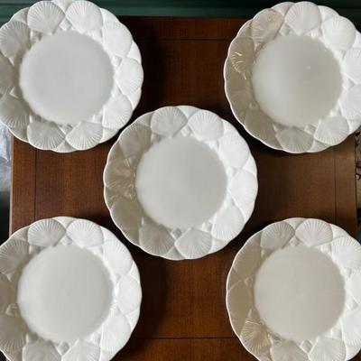 Wedgwood Bone China Oceanside set of 5 dinner plates 