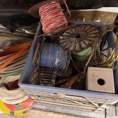 Various Spools Of Wiring
