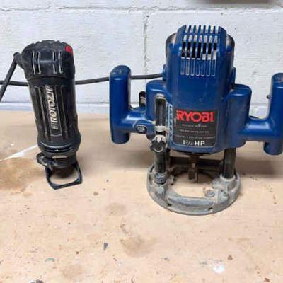 (2) Plunge Routers
