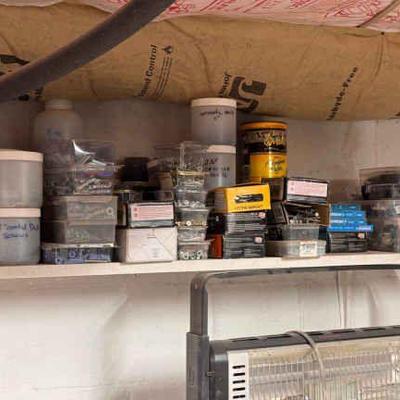 Shelf Of Hardware - Nails And Screws
