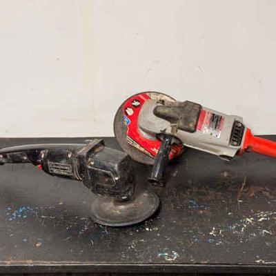 (2) Industrial Sanders Feat - Milwaukee 7”/9”
