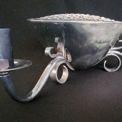 PPE053 -  Vintage Silver Plate 3-Arm Candelabra