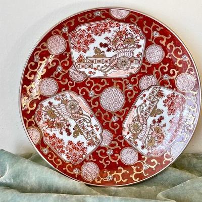 PPE146 Antique  Hand Painted  Gold Imari
