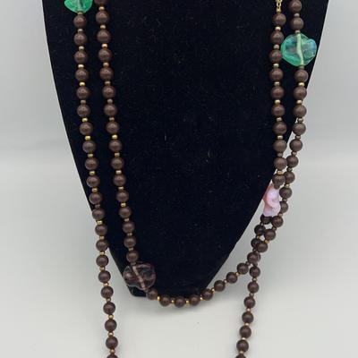 PPE407-56” Beaded Necklace