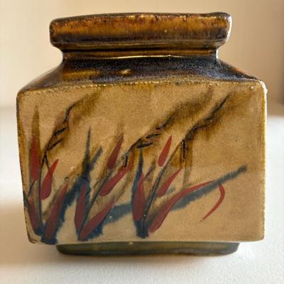 PPE165 Vintage Japanese Wood Fired Vase