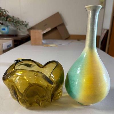 PPE271 Two Unique Glass Pieces 