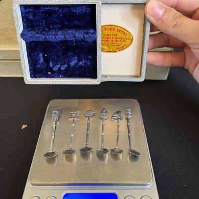 PPE327- Sterling Silver Spoons By Sakai Made In Japan 