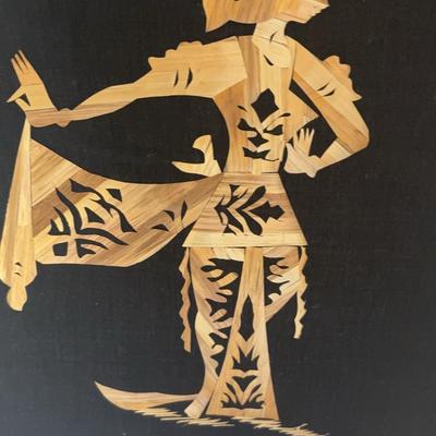 PPE302 Vintage Bamboo  Art  Dancer