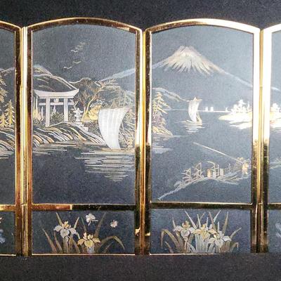 PPE100 - Damascene Miniature Folding Screen 