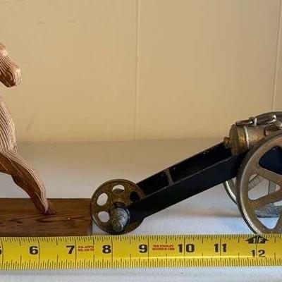 PPE223 Miniatures Horse And Cannon 
