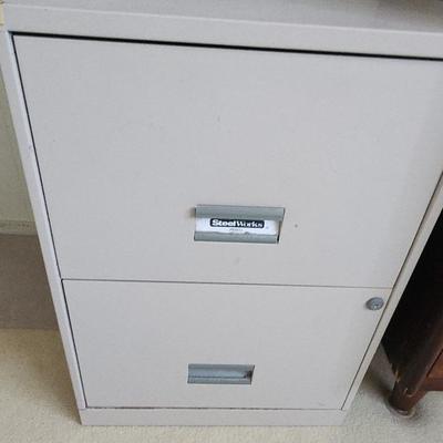 PPE009 - 2-Drawer Metal File Cabinet 