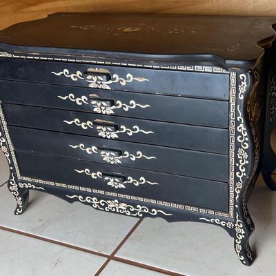 PPE422-Beautiful 5 Drawer Vintage Jewelry Box