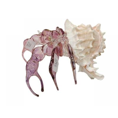 art glass hermit crab
